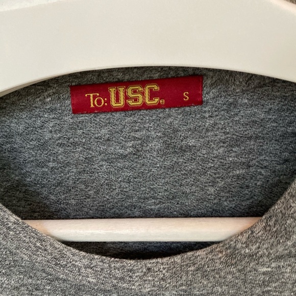 USC Trojans Tri Blend Pocket T Fight On! - Picture 3 of 9